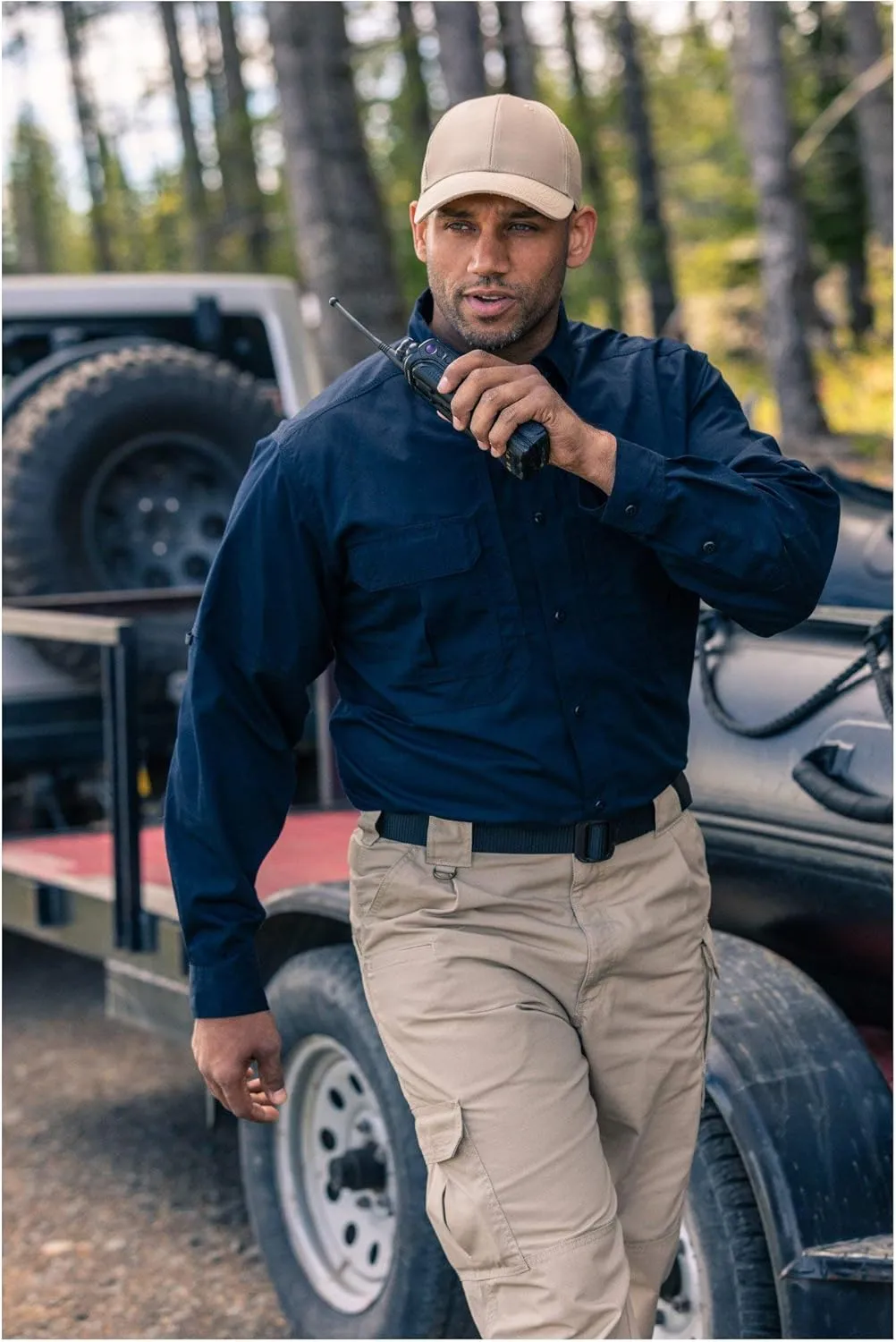 5.11 Tactical Taclite Pro Long Sleeve Work Shirt, Poly-Cotton Fabric, Teflon Finish, Style 72175