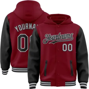 Adult Teens Kids Hoodies Jacket Customized Baseball Team Jerseys Personalized Varsity Leather Bomber Jacket