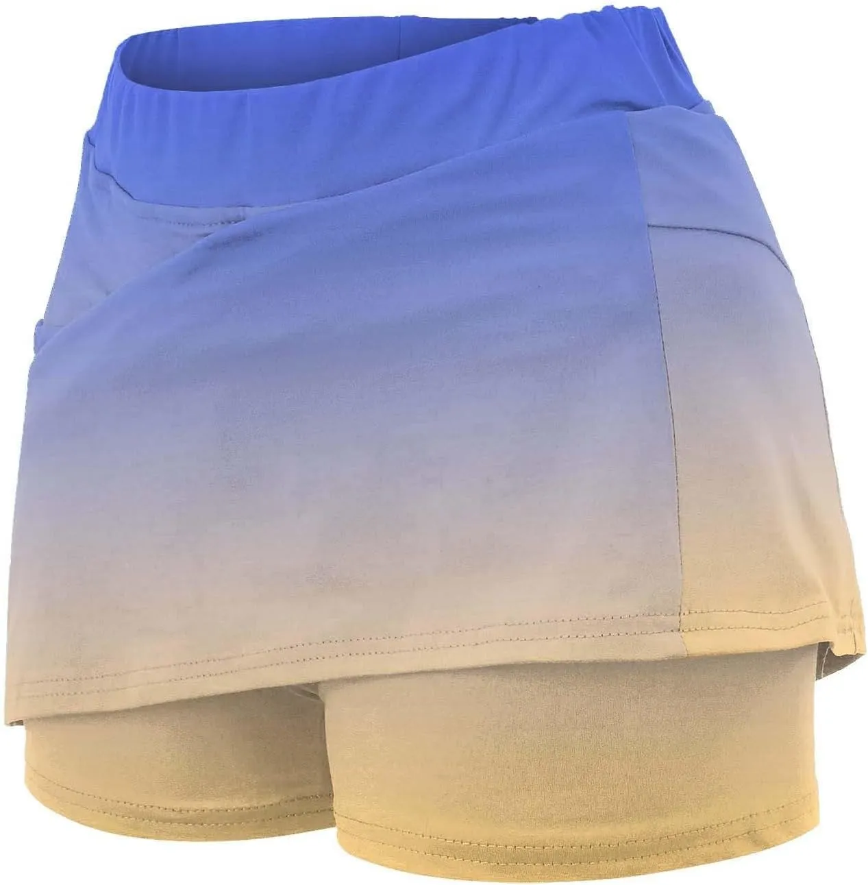 aihihe Summer Skirts for Women 2024 Tennis Dresses for Women Navy Black a line Skirt with Pockets for Women