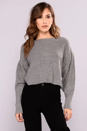 Andrea Sweater - Heather Grey