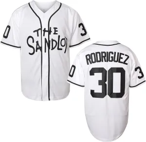 Bel Air Jersey Shirt Sleeve Benny 'The Jet' Rodriguez #30 The Sandlot Legends T Shirt 3D Print Fashion Baseball Jersey S-3XL