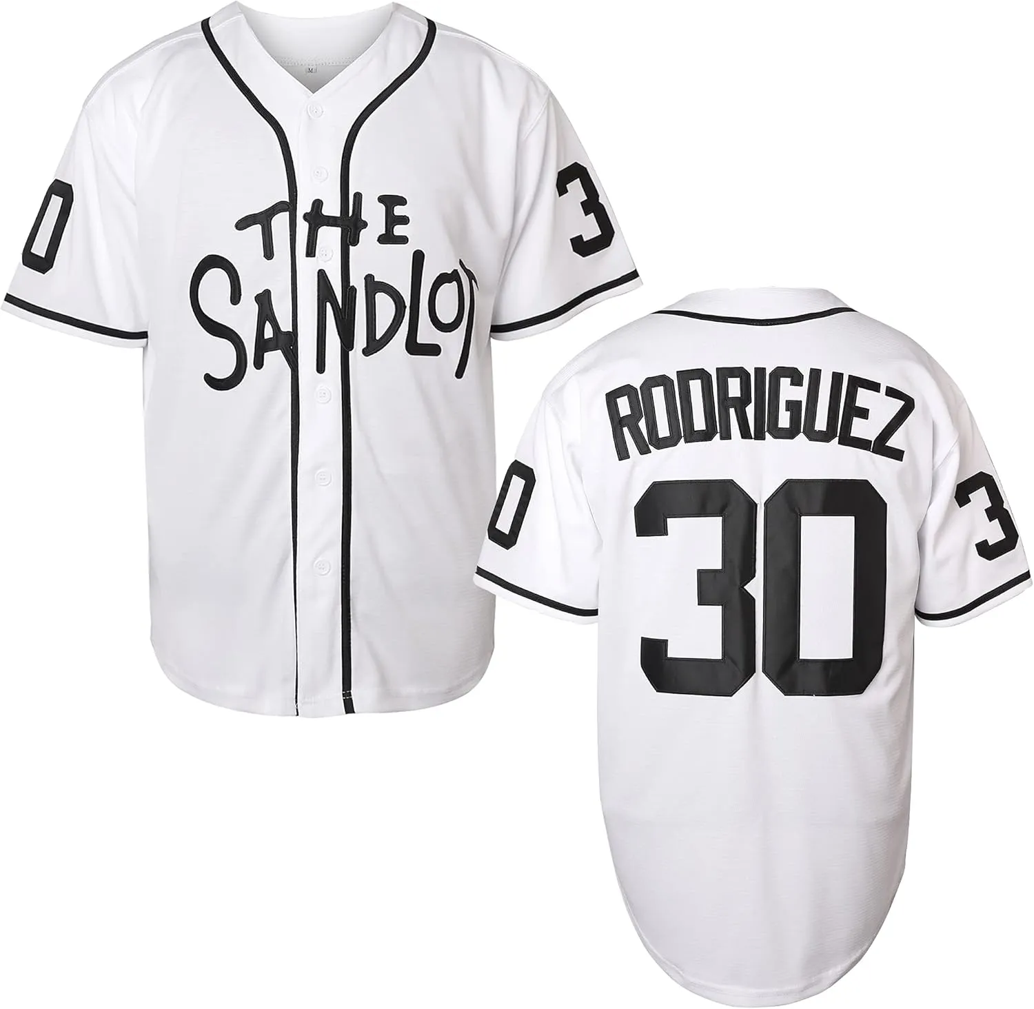 Bel Air Jersey Shirt Sleeve Benny 'The Jet' Rodriguez #30 The Sandlot Legends T Shirt 3D Print Fashion Baseball Jersey S-3XL
