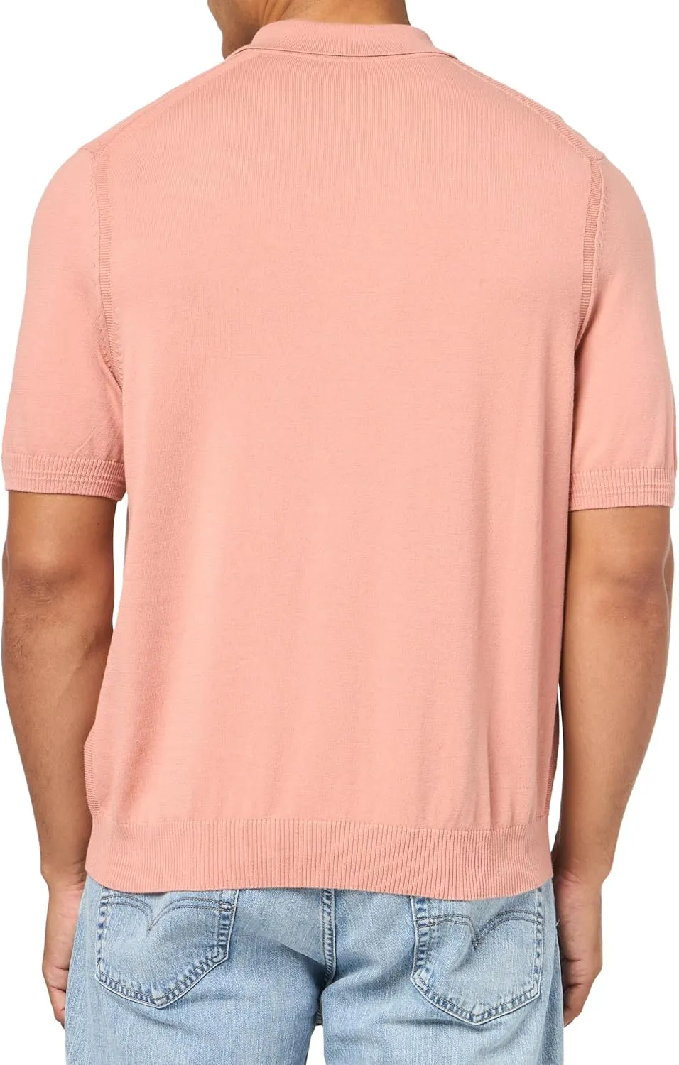 BOSS Men's Plain Knit Chest Logo Sweater