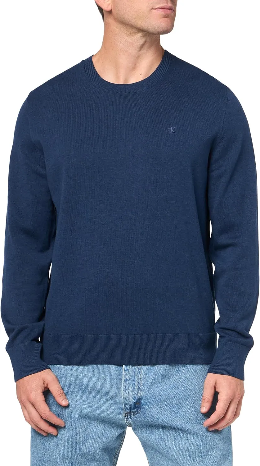 Calvin Klein Men's Smooth Cotton Crewneck Sweater