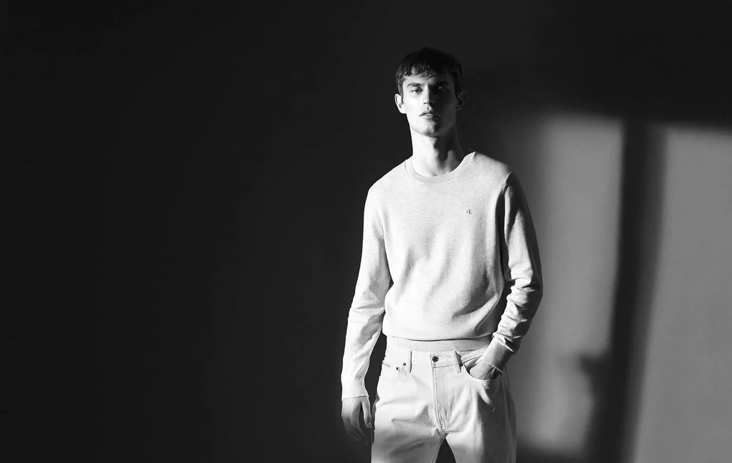 Calvin Klein Men's Smooth Cotton Crewneck Sweater