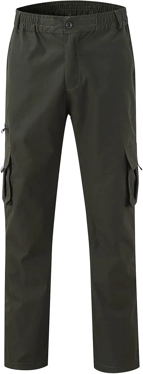 Cargo Work Pant Men Breathable Casual Pull-On Pants Athletic Sweatpants Loose Fit Joggers Bottoms Pant