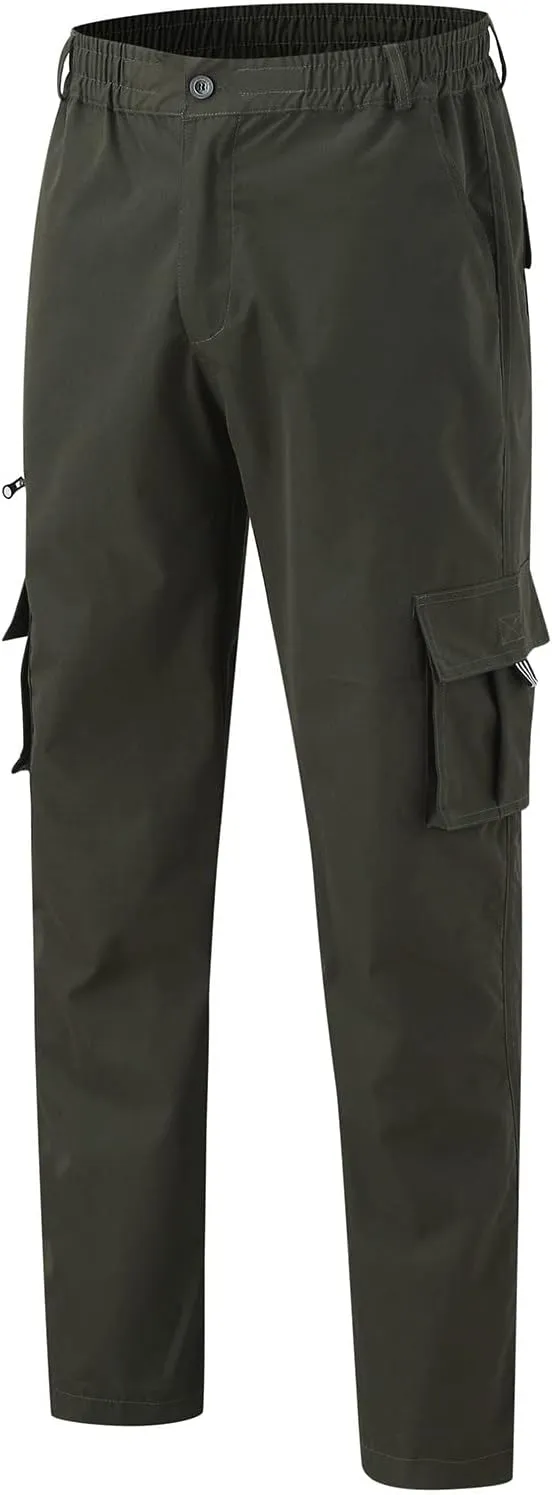 Cargo Work Pant Men Breathable Casual Pull-On Pants Athletic Sweatpants Loose Fit Joggers Bottoms Pant