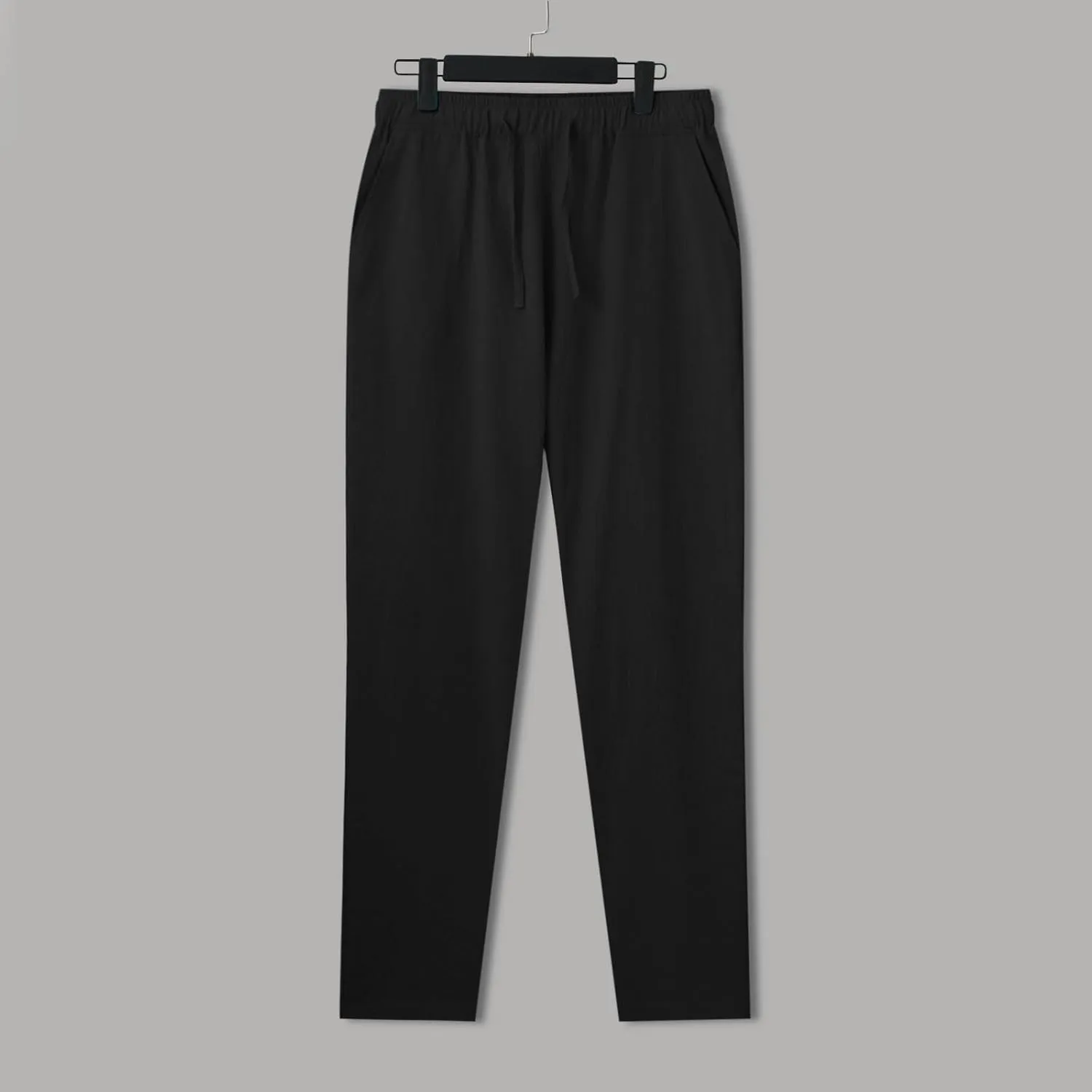 Cargo Work Pant Men Casual Pull On Pants Gym Sports Yoga Sweatpants Multiple Pockets Relaxed Fit Joggers
