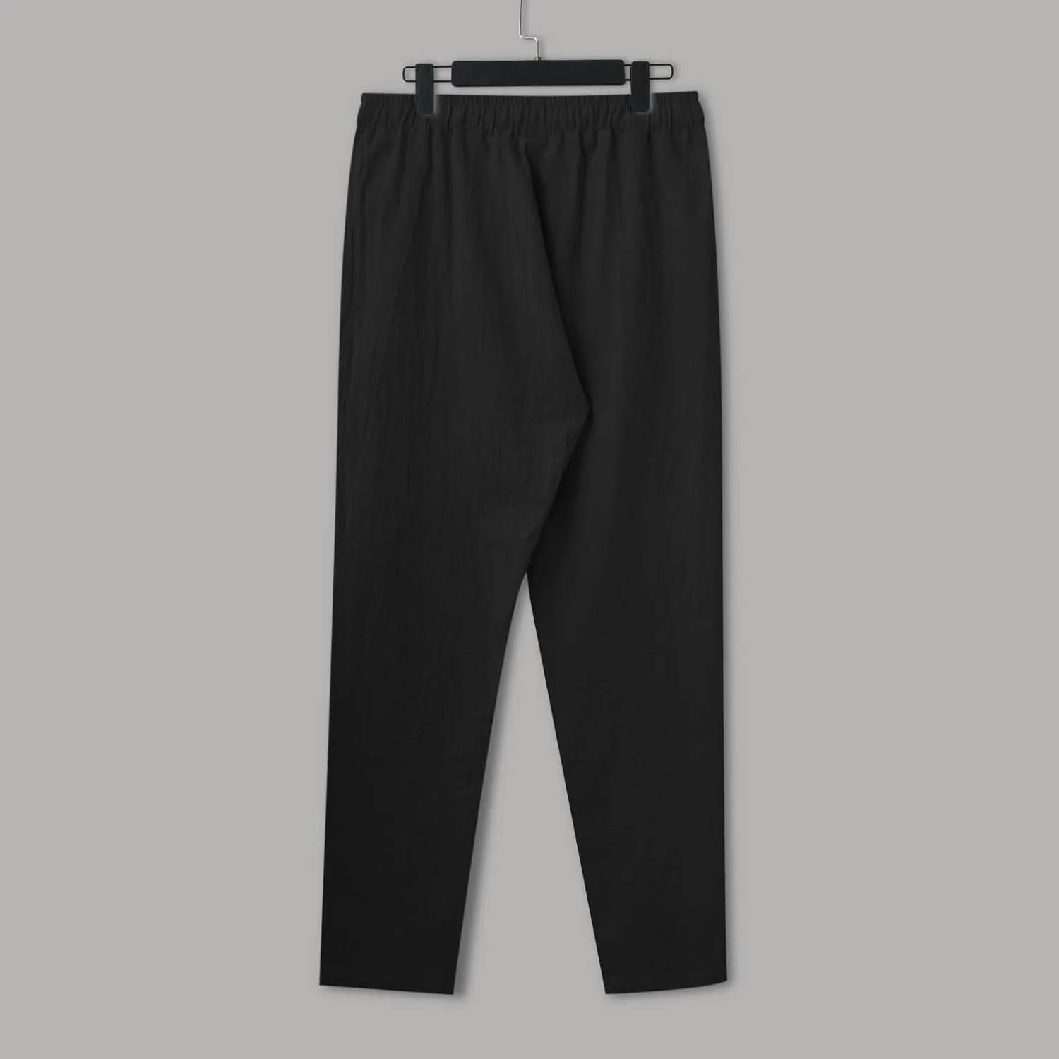 Cargo Work Pant Men Casual Pull On Pants Gym Sports Yoga Sweatpants Multiple Pockets Relaxed Fit Joggers