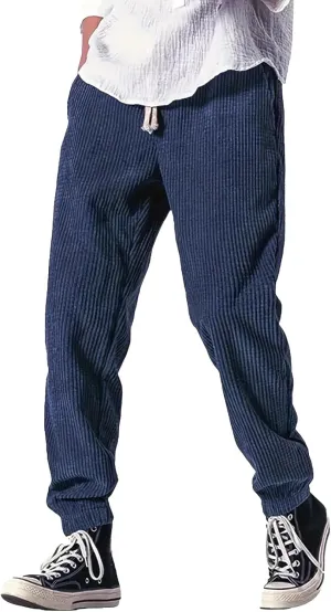 Cargo Work Pant Men Twill Casual Cargo Pants Running Workout Sweatpant with Pockets Joggers Bottoms Pant