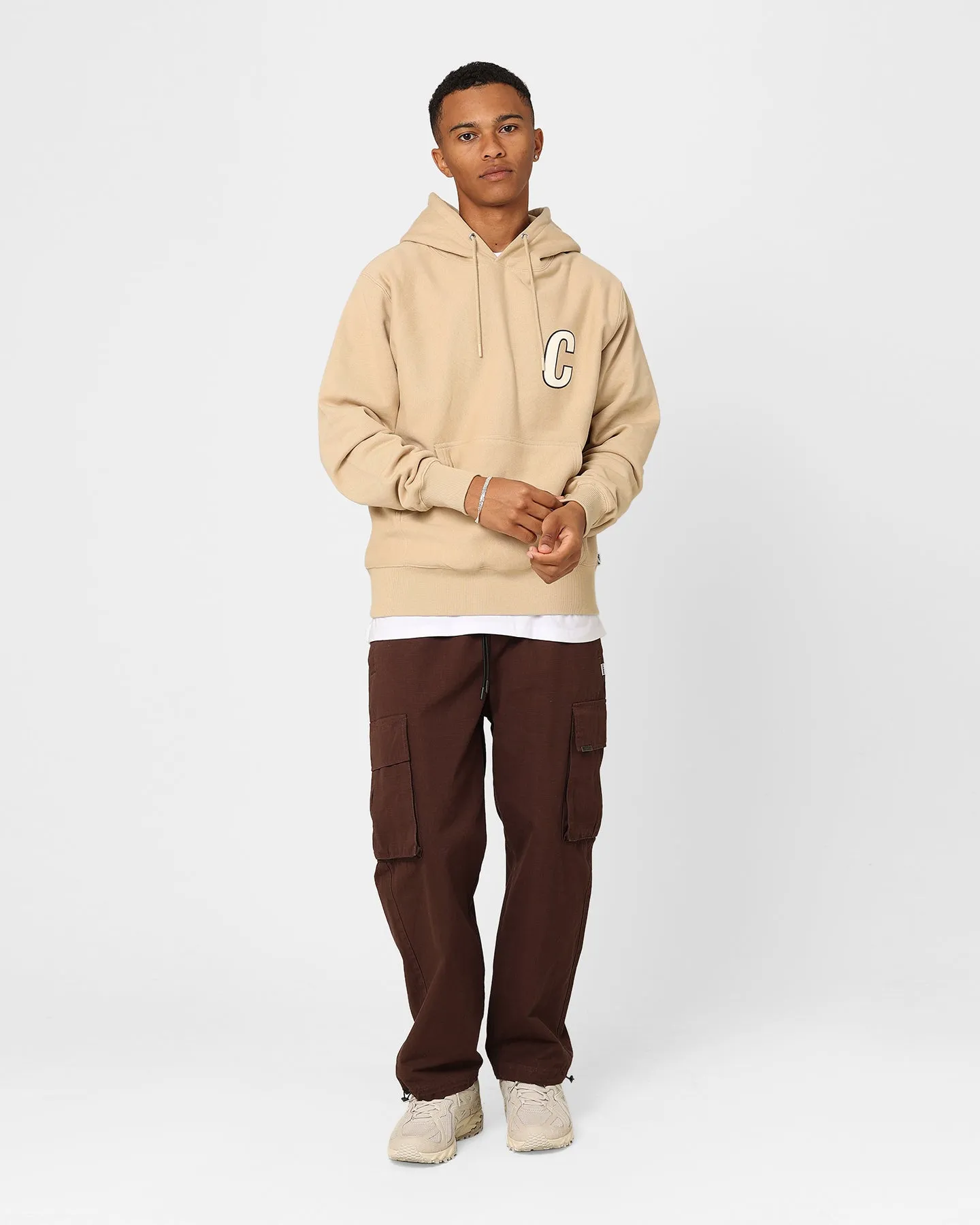 Carre Class Hoodie Stone