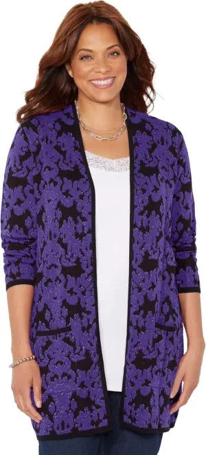 Catherines Women's Plus Size Luxe Sweater Cardigan