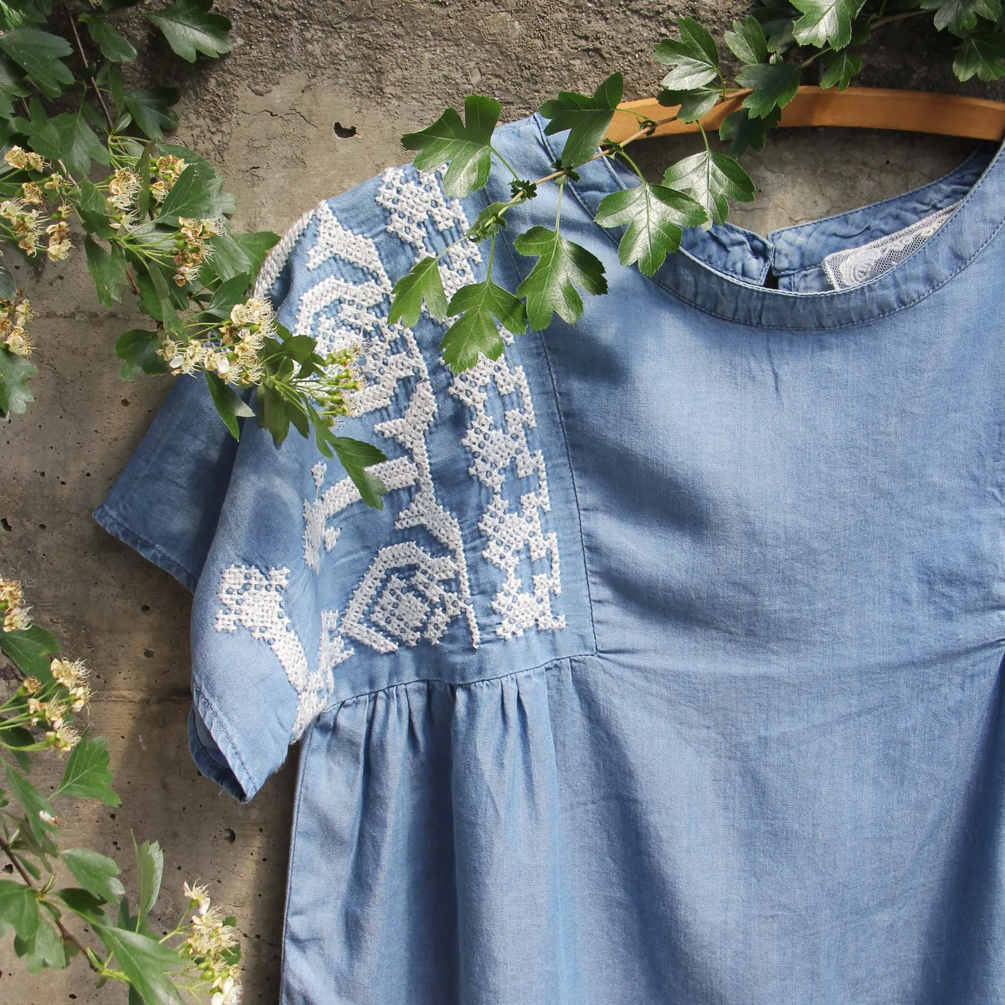 Chambray Boheme Top (wholesale)