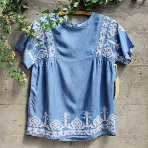 Chambray Boheme Top (wholesale)