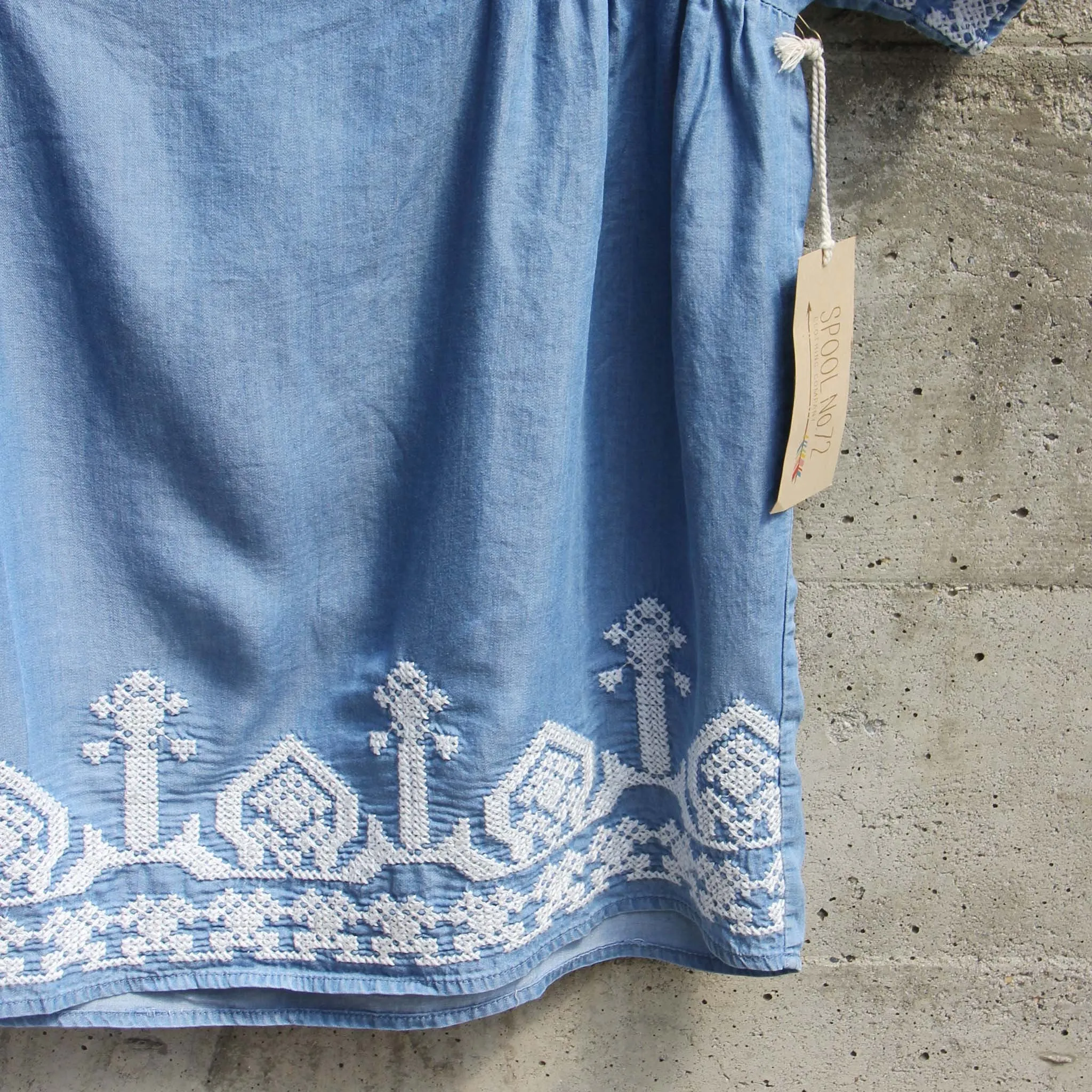 Chambray Boheme Top (wholesale)