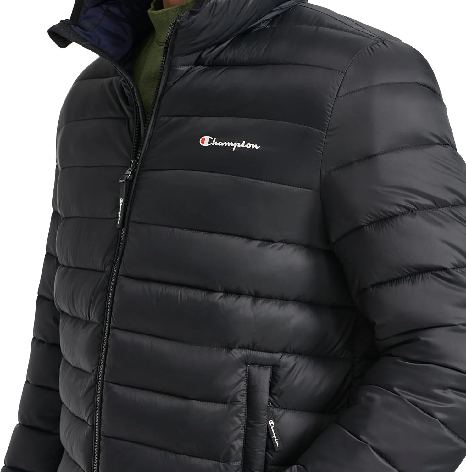 Champion Men's Performance Lightweight Puffer Jacket with Hood