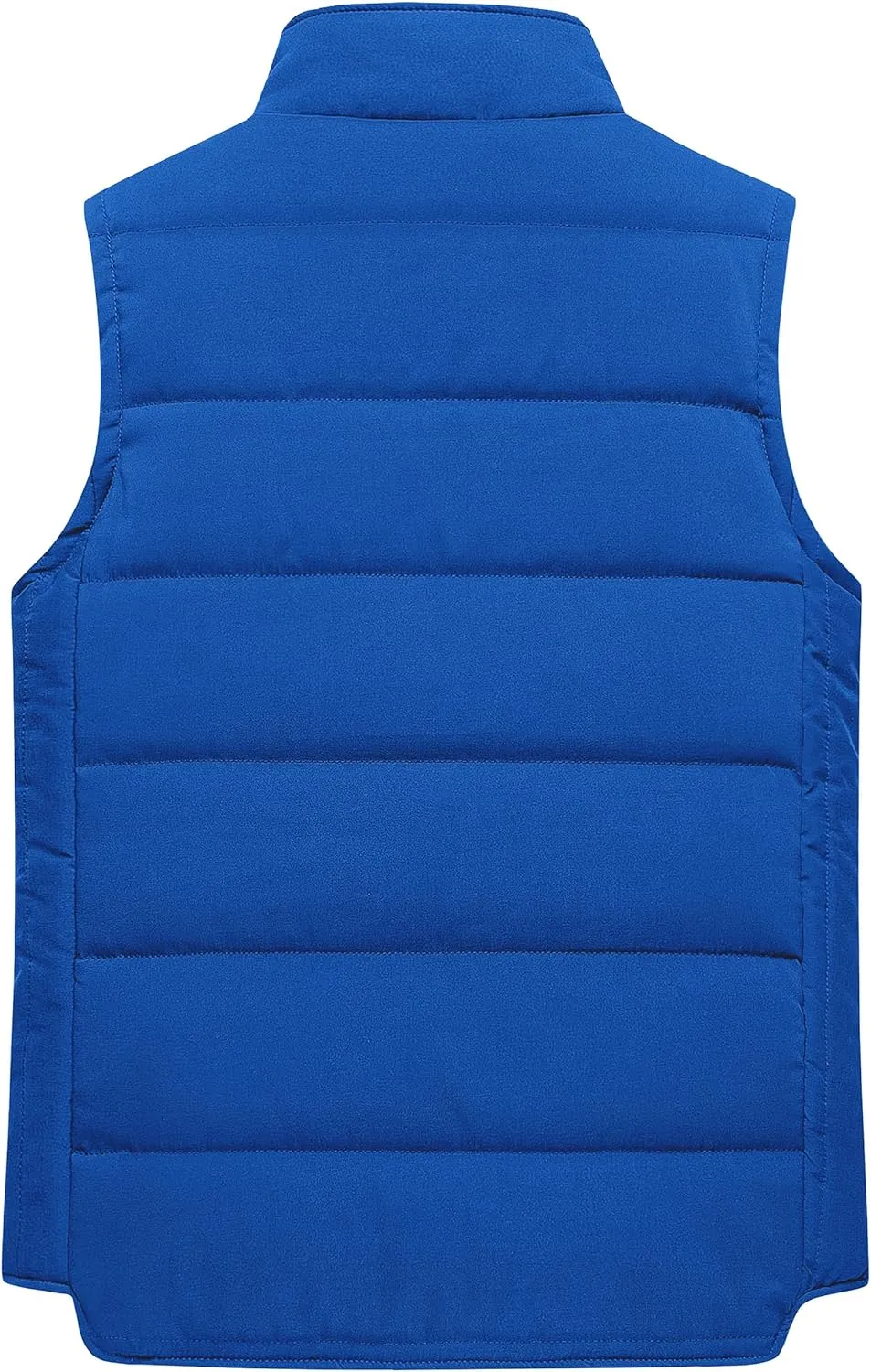 Chrisuno Women's Puffer Vest Casual Stand Collar Quilted Waistcoat Outdoor Padded Ski Vest