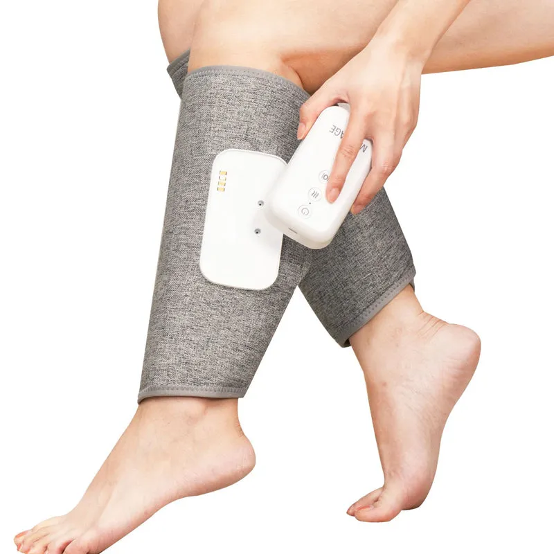 Cordless Heated Air Compression Personal Foot and Calf Massager- Usb Rechargeable