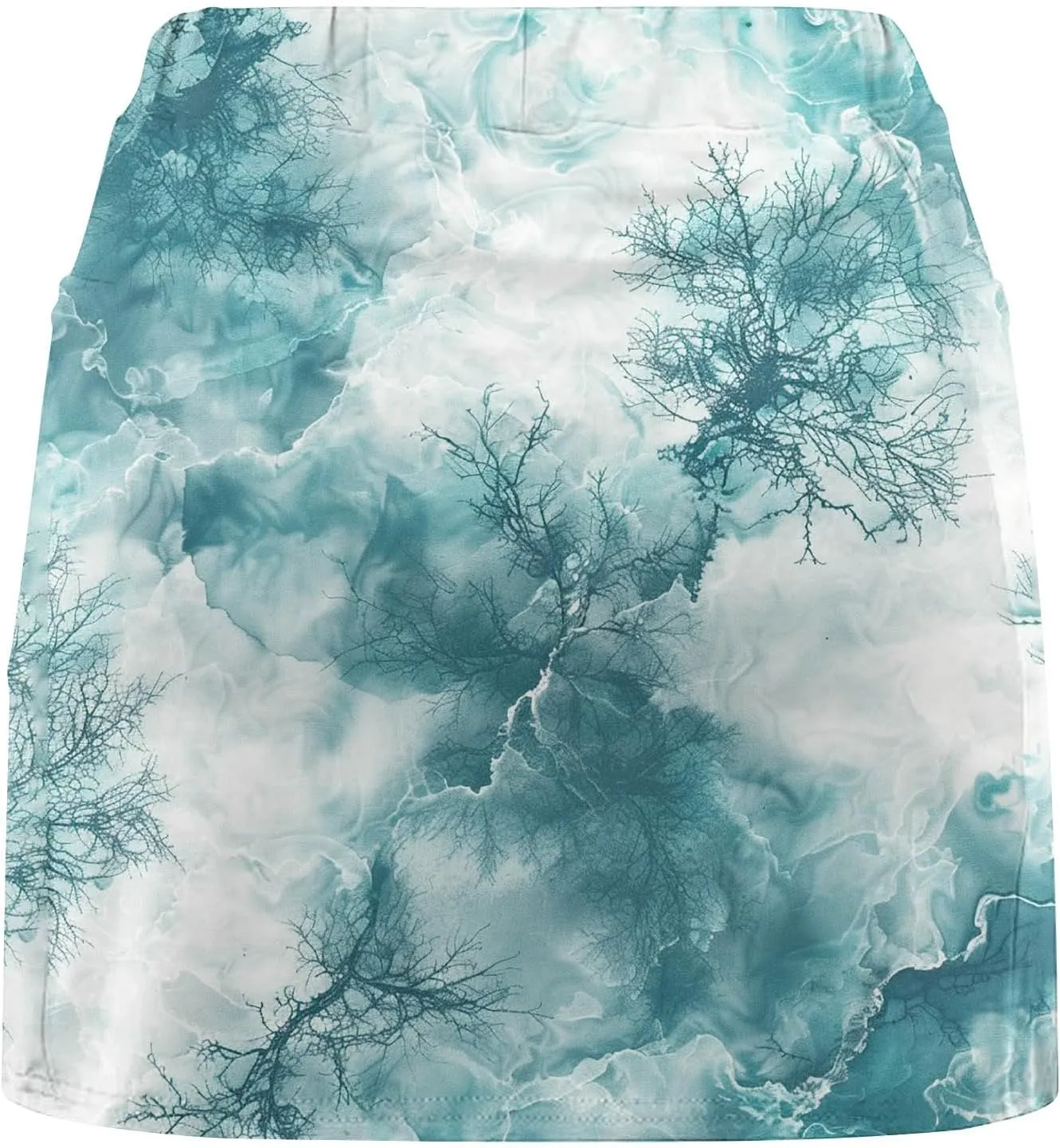 DDAPJ pyju Athletic Skorts for Women High Waist Golf Skorts Plus Size Summer Trendy Floral Printed Tennis Skirt with Shorts