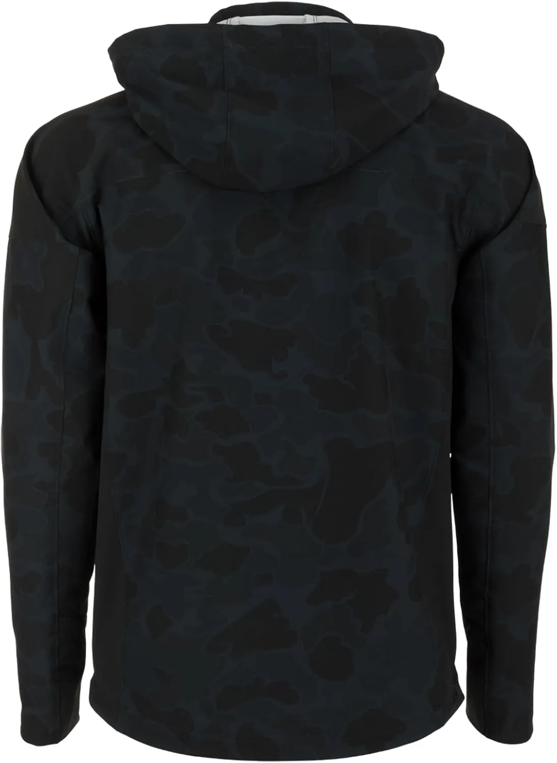 Drake Waterfowl Men's Rain Brake Lightweight Durable Adjustable Stretchy DWR Casual Sports Softshell Hooded Jacket