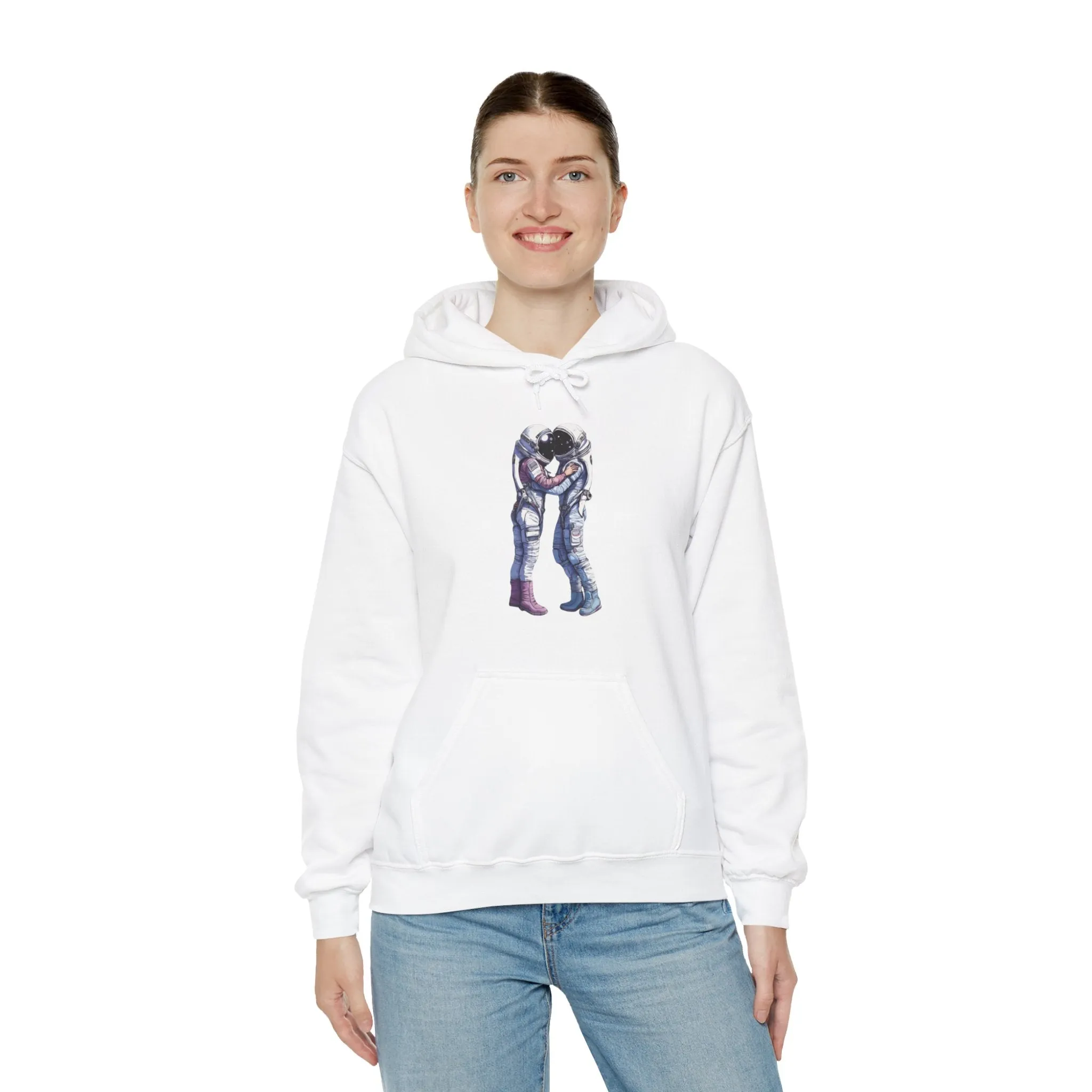 Eternal Love Spaceart Sci-Fi Hoodie