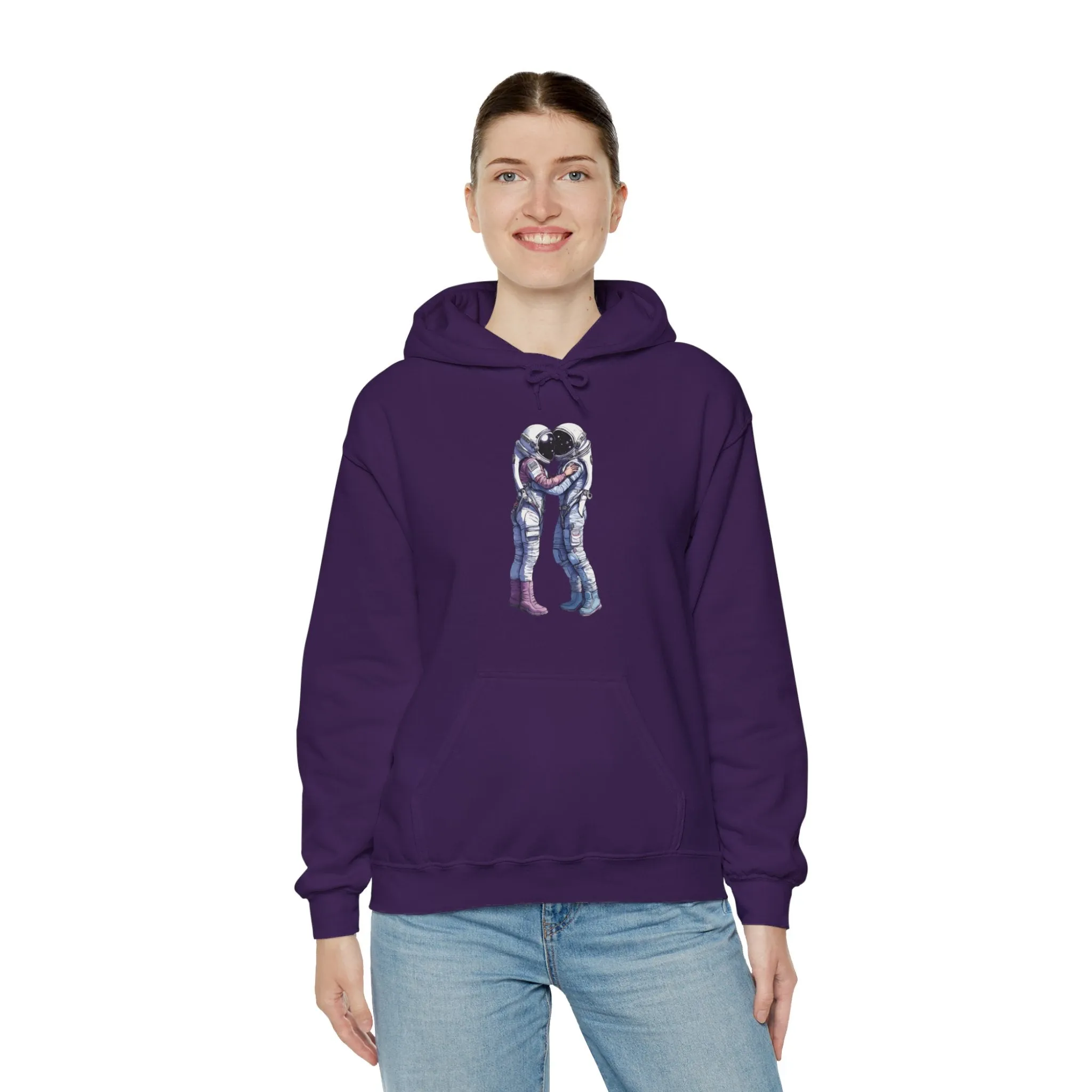 Eternal Love Spaceart Sci-Fi Hoodie