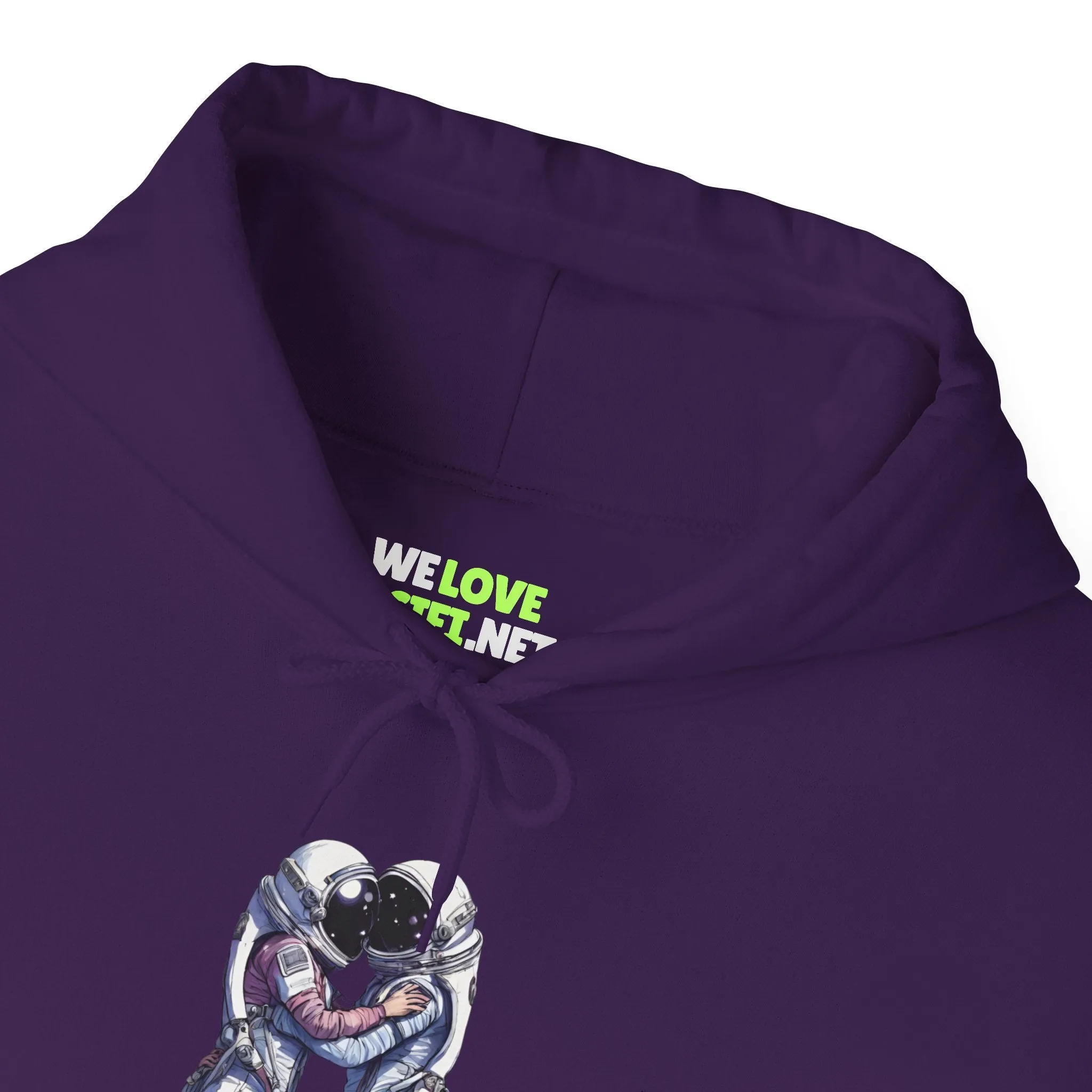 Eternal Love Spaceart Sci-Fi Hoodie
