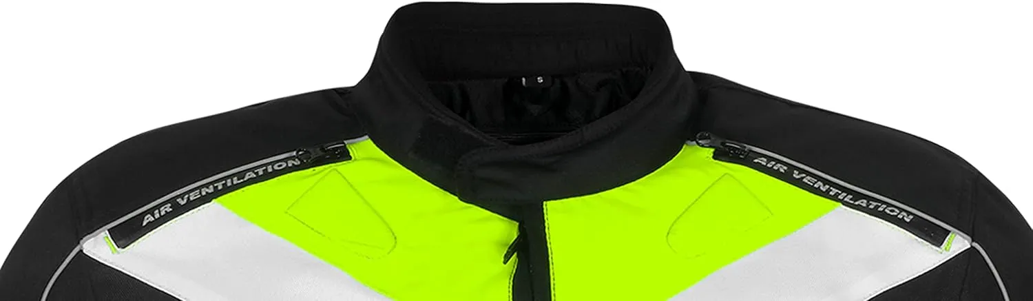 FTX Motorcycle Jacket for Mens Dual Sports Motocross Racing Biker Riding CE Armored Waterproof All-Weather