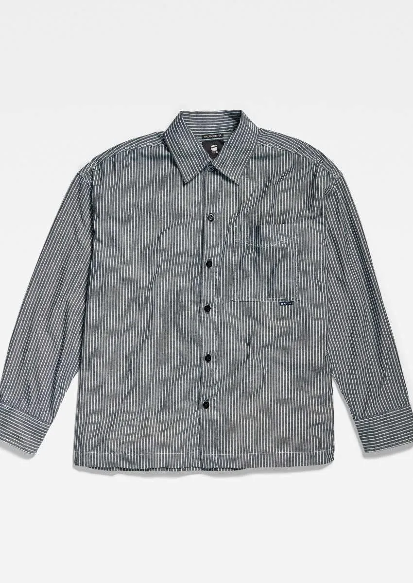 G-STAR Men's Boxy Fit Long Sleeve Casual Shirt