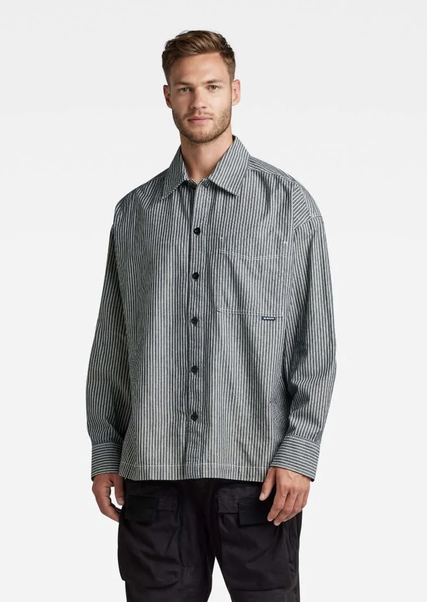 G-STAR Men's Boxy Fit Long Sleeve Casual Shirt