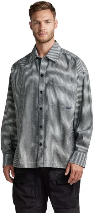 G-STAR Men's Boxy Fit Long Sleeve Casual Shirt