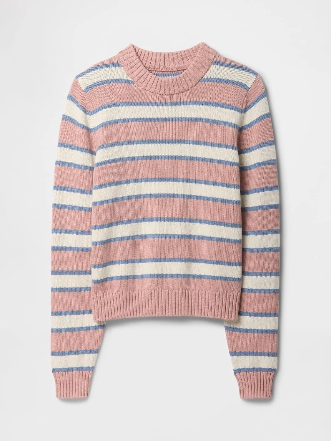 GAP Women's High Neck Cotton Crew Sweater