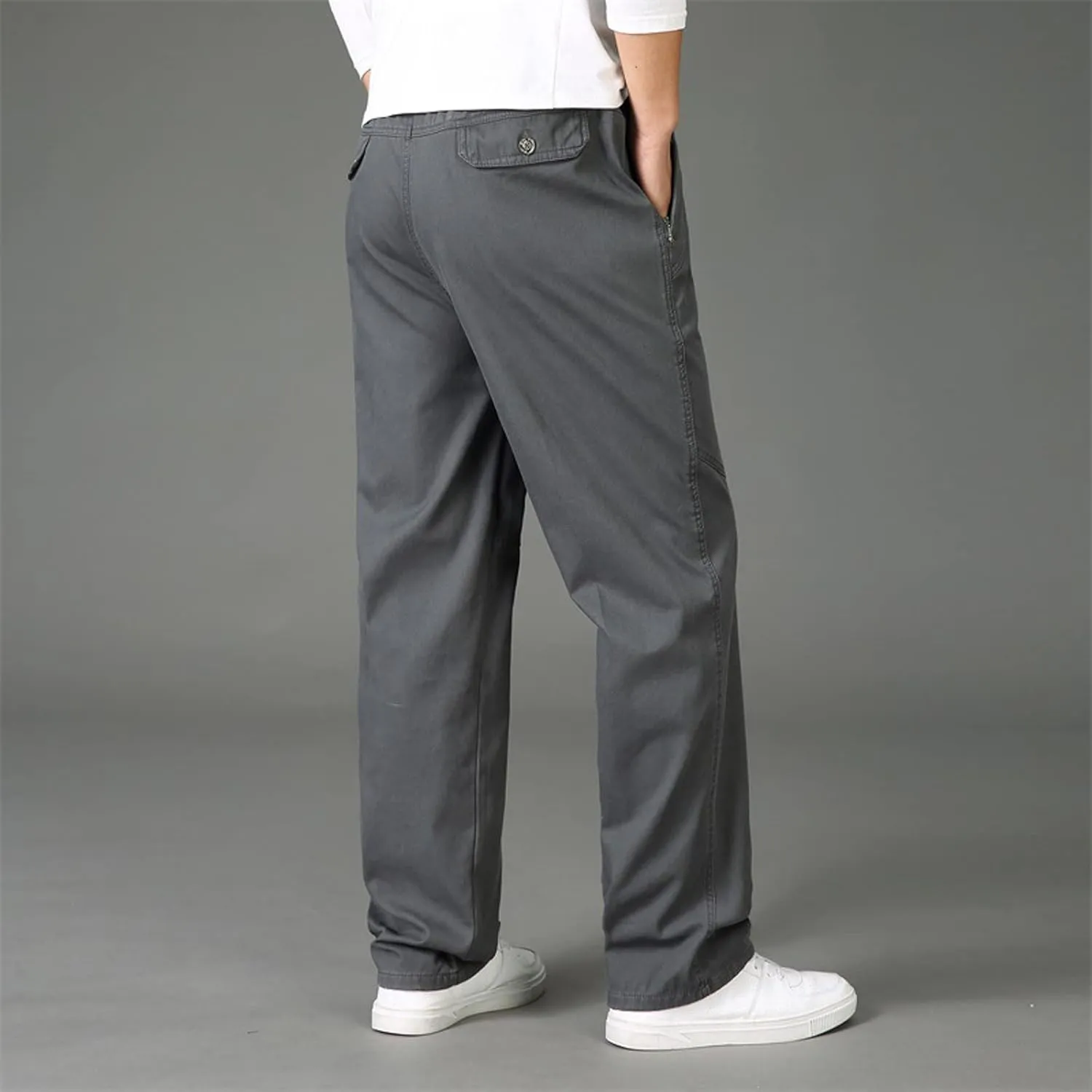 GIERIDUC Plaid Dress Pants for Men's Mens Work Trousers with Knee Pads Best Workout Pants for Men Corduroy Men's Pants Slim