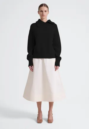 Harris Wool Cashmere Sweater - Black