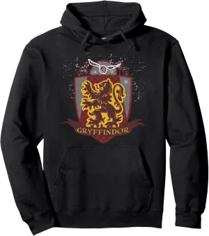 Harry Potter Gryffindor Quidditch Shield Pullover Hoodie