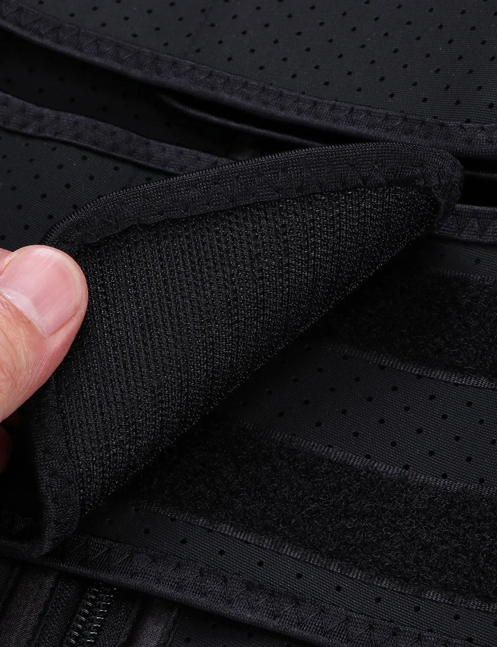 High Power Black Double Belts Sticker Vest Shaper Big Size Curve Shaping - 65