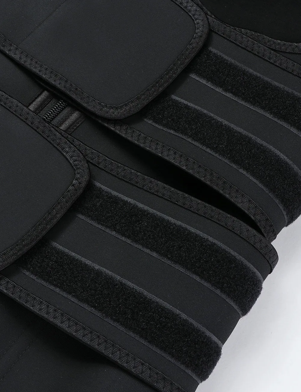 High Power Black Double Belts Sticker Vest Shaper Big Size Curve Shaping - 65