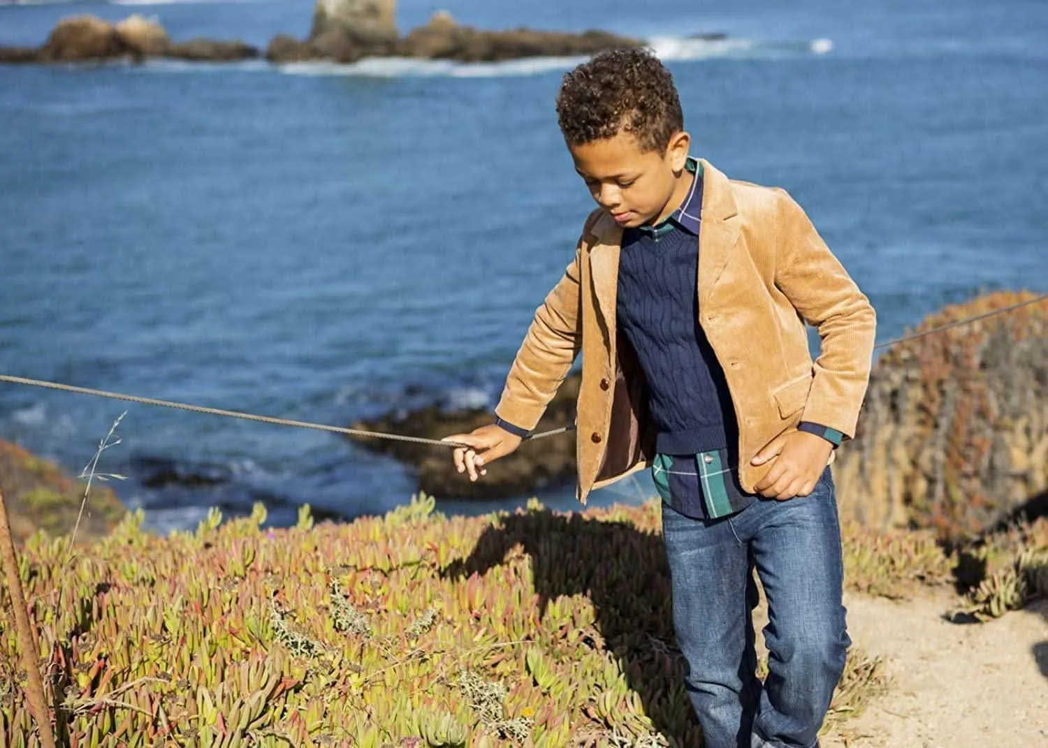 Hope & Henry Boys' V-Neck Sweater Vest