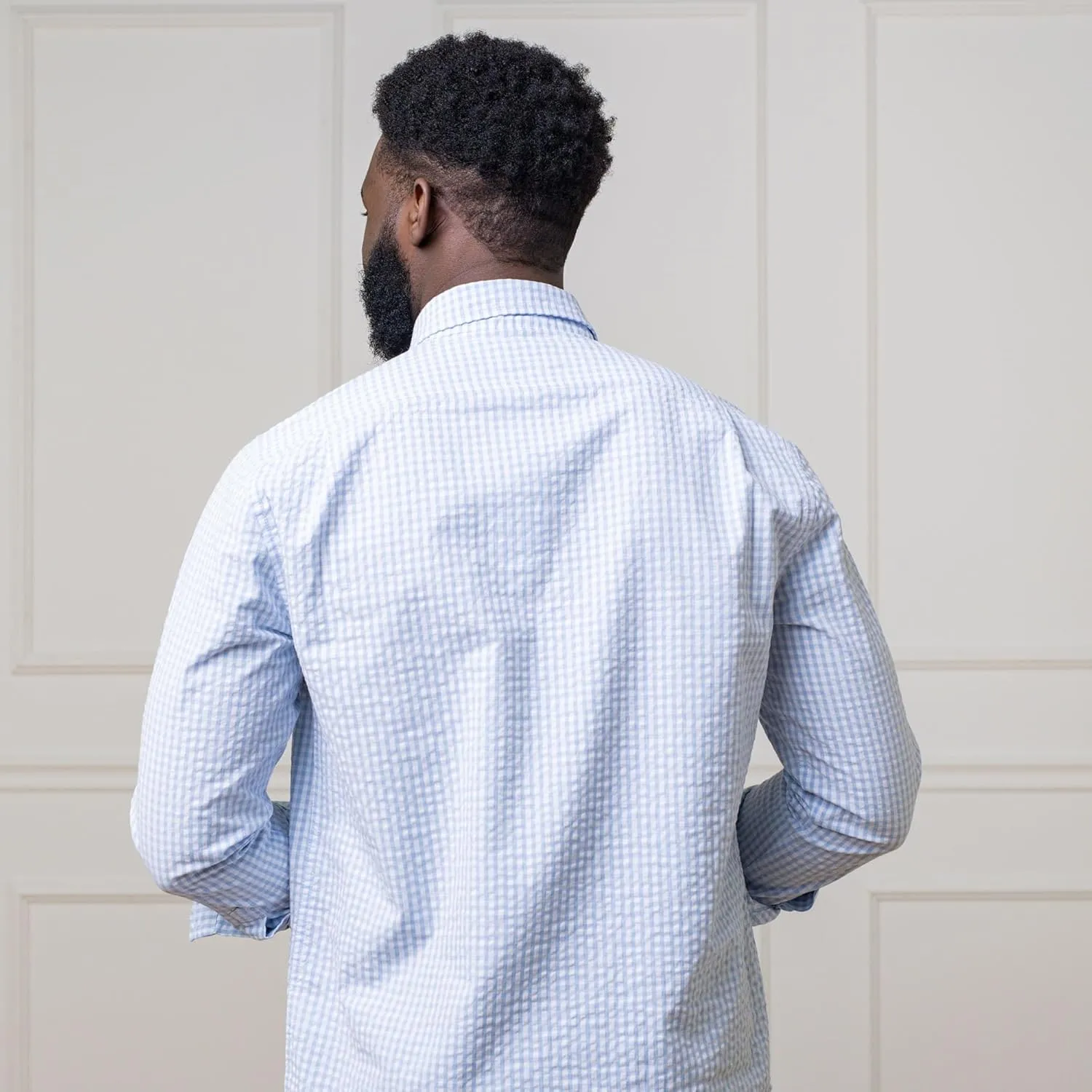 Hope & Henry Men's Long Sleeve Poplin Button Down Shirt