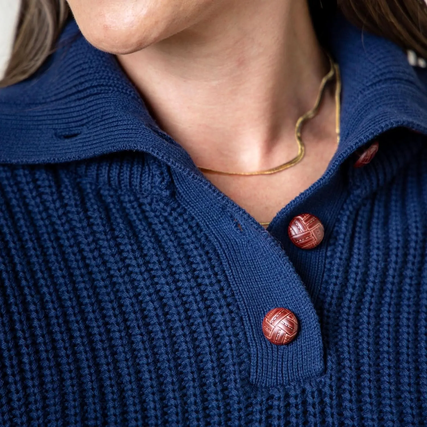 Hope & Henry Women's Short Puff Sleeve Sweater