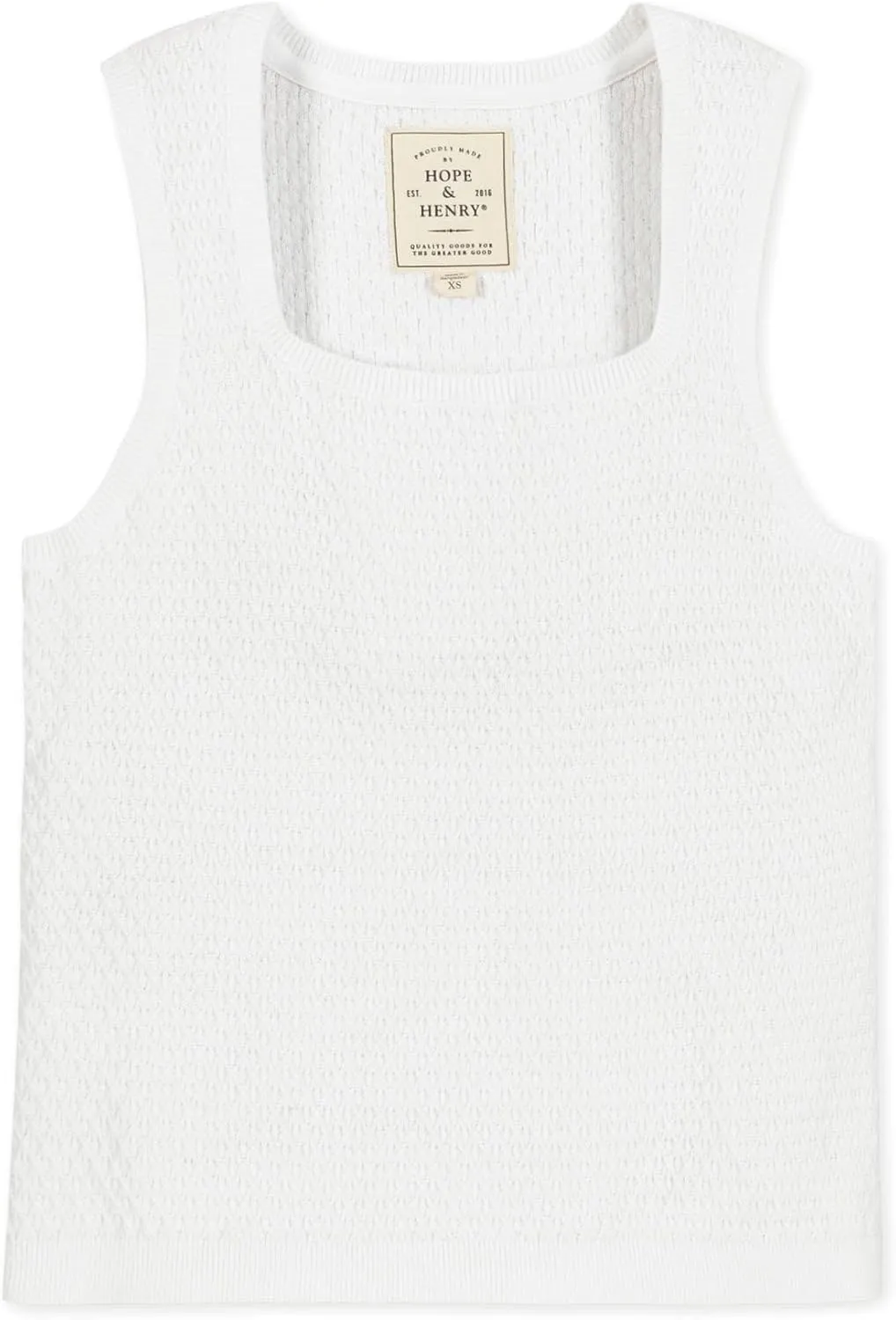 Hope & Henry Women's V-Neck Sweater Tank