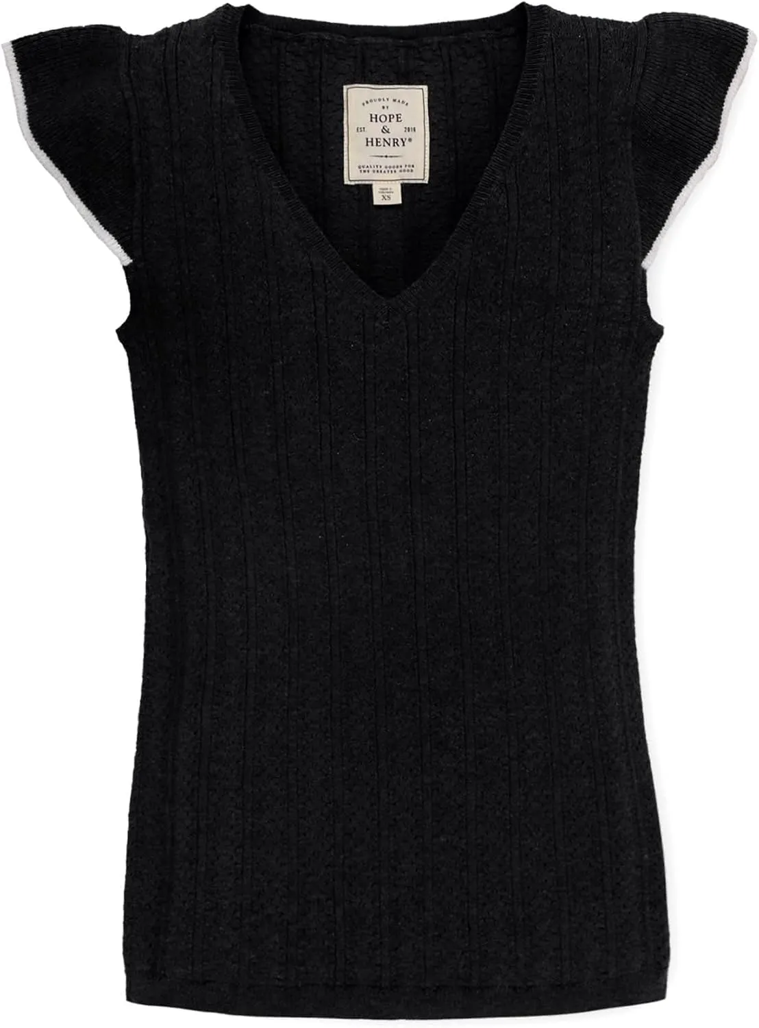 Hope & Henry Women's V-Neck Sweater Tank
