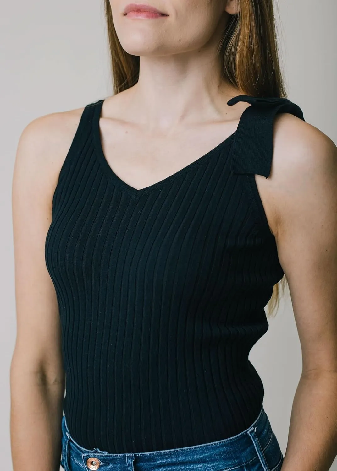 Hope & Henry Women's V-Neck Sweater Tank