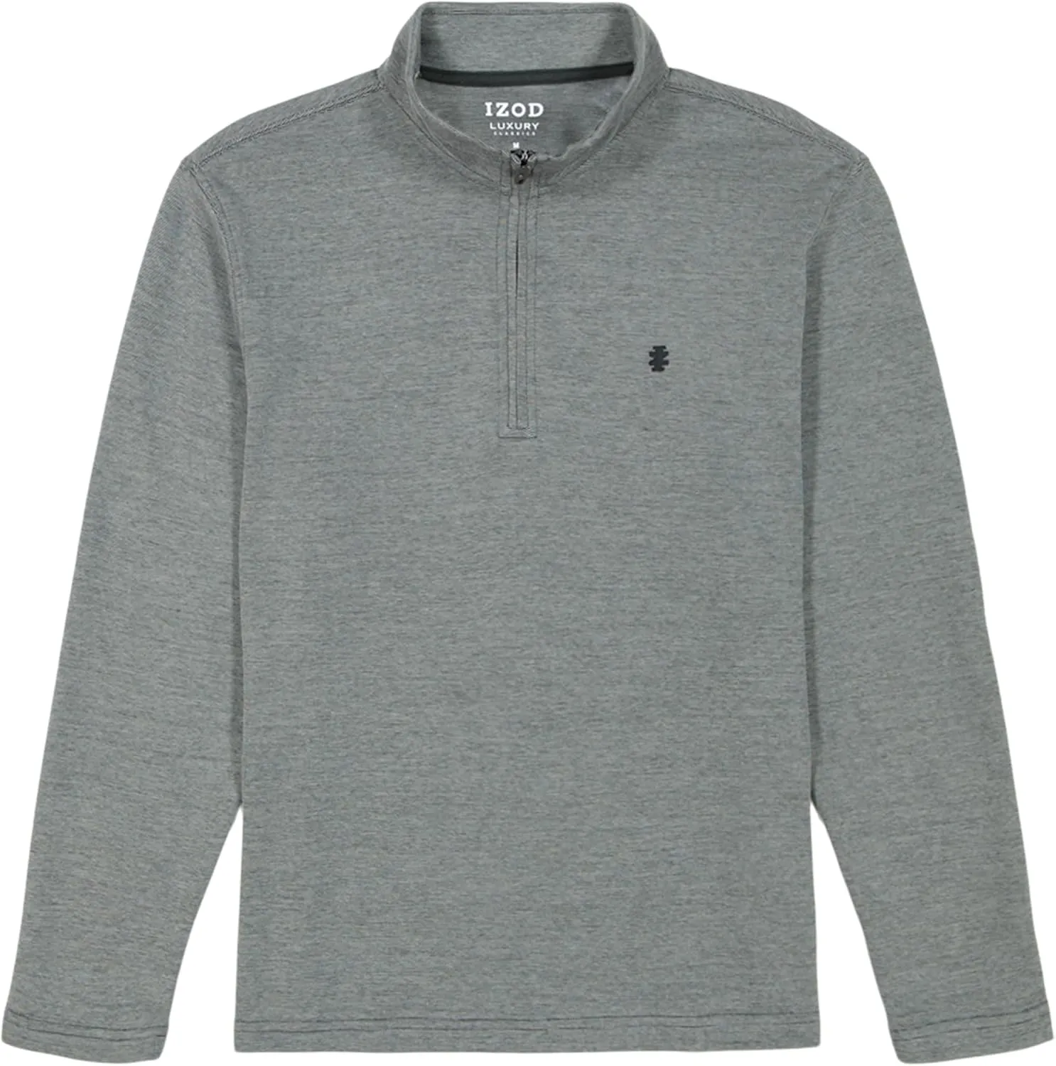 IZOD Men's Performance Comfort Quarter Zip Long Sleeve Shirt