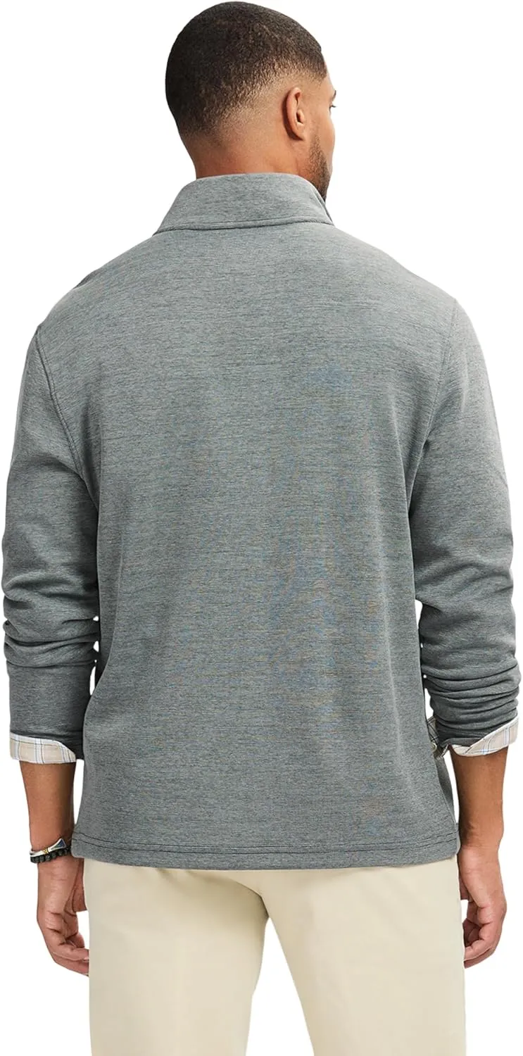 IZOD Men's Performance Comfort Quarter Zip Long Sleeve Shirt