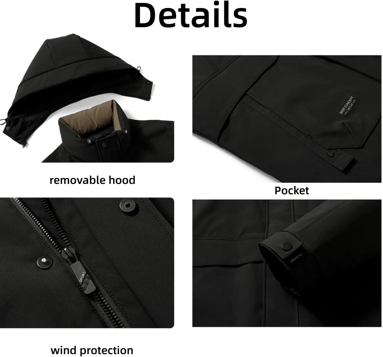 Jacket Down Mens Ladies Down Jacket Unisex Hooded Water Repellency Down Coat For Climbing Mountain Ski