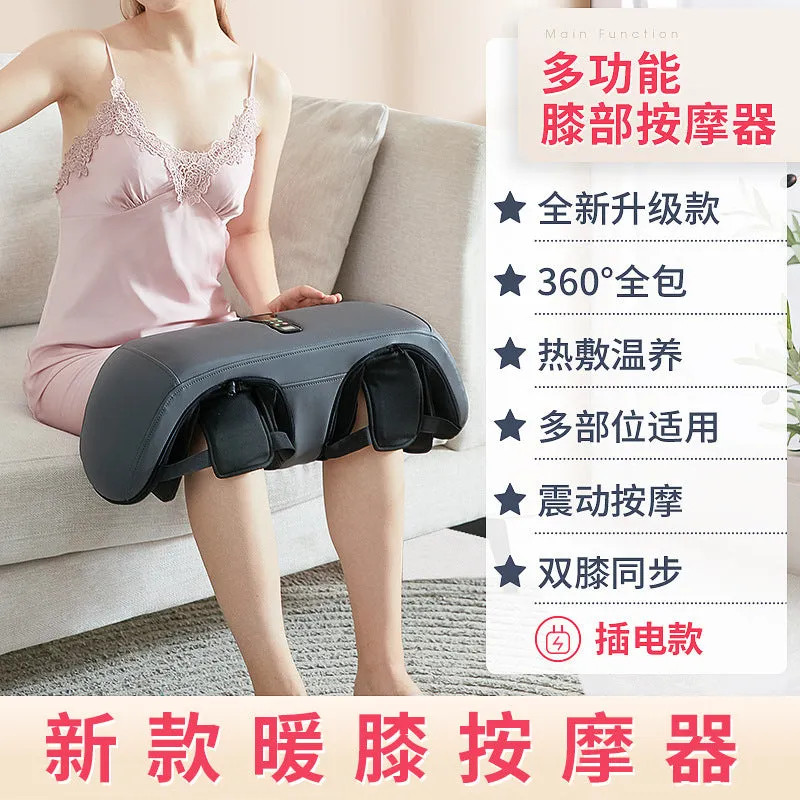Knee massage instrument, electric knee protector, old cold leg, knee joint hot compress, vibration airbag, air pressure, leg warmth massager