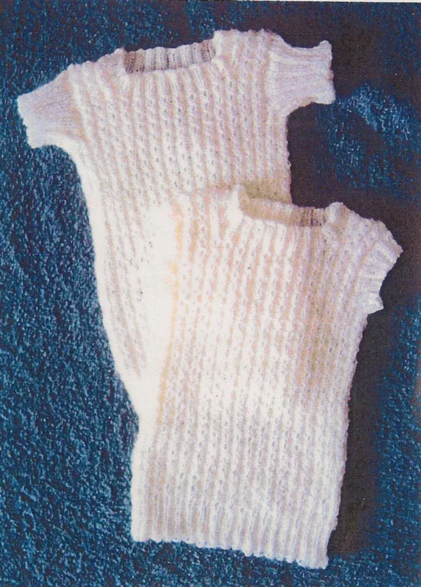 Lace Rib Baby Vest