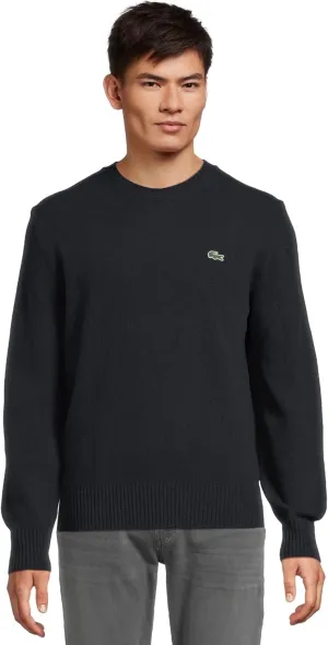 Lacoste Men's Carded Wool Crew Neck Sweater