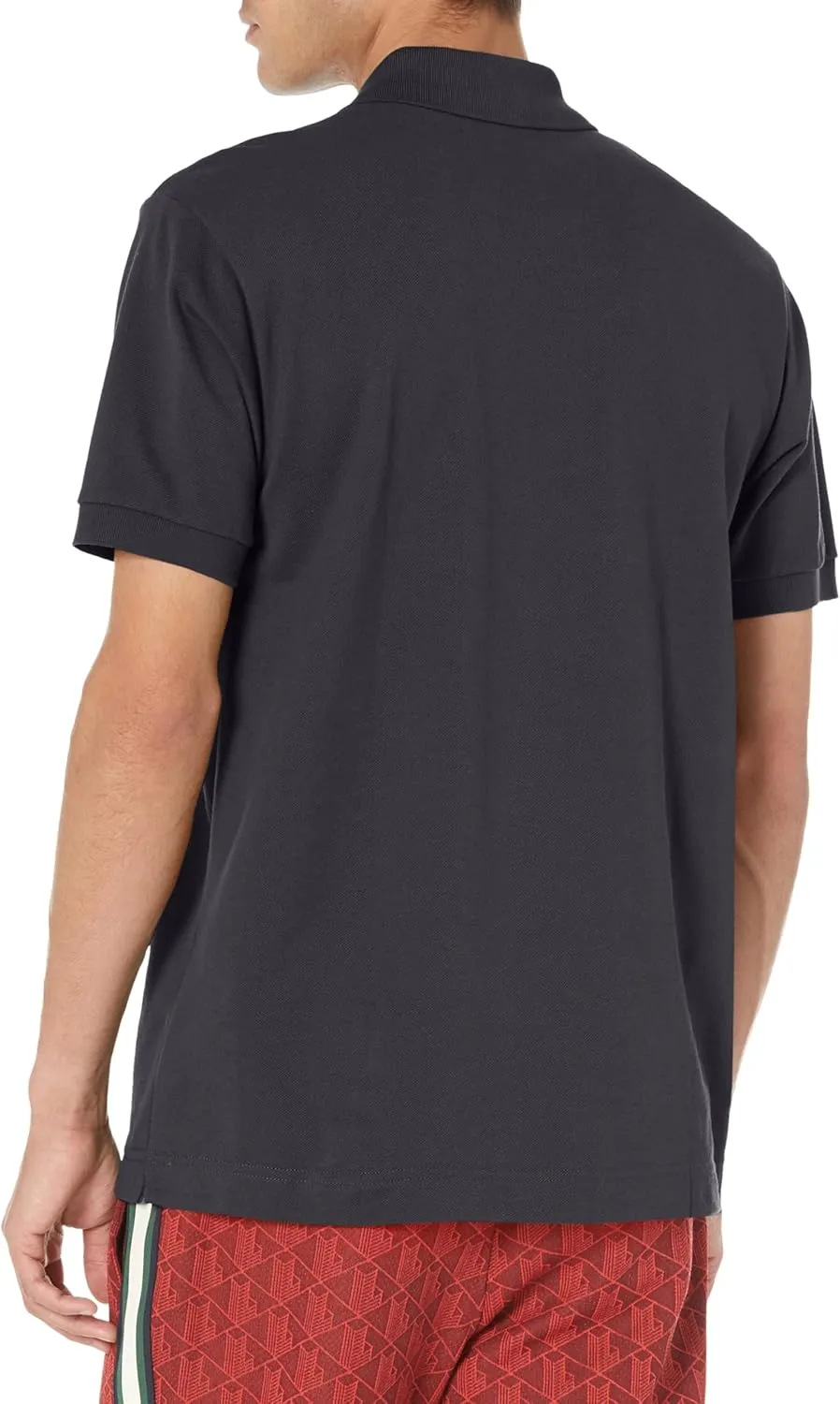 Lacoste Men's Short Sleeve Stacked Timeline Croc Polo Shirt